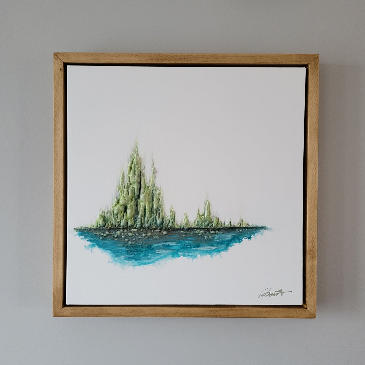 La fleur des eaux... -  18x18